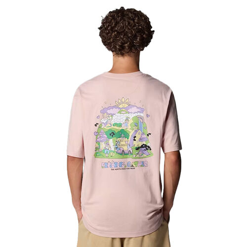 Camiseta Rosa The North Face Holgada Mountain Cleanup Unisex M