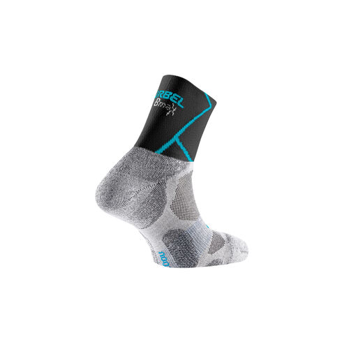 	Calcetines Lurbel Track Four Gris Hielo/Turquesa S