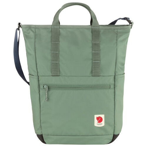 Mochila Verde Fjallraven High Coast Totepack Patina Green Versátil, Ligera y Práctica 