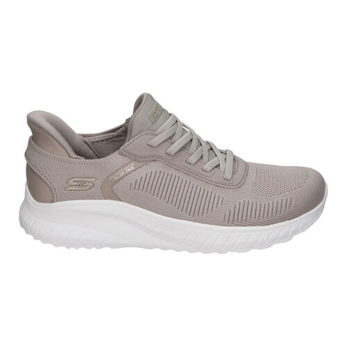 	Zapatillas Rosas Skechers Skechers Slip-ins: BOBS Sport Squad Chaos Taupe con Plantilla de Amortiguación 40