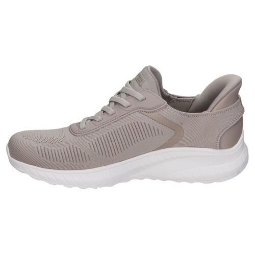 	Zapatillas Rosas Skechers Skechers Slip-ins: BOBS Sport Squad Chaos Taupe con Plantilla de Amortiguación 40
