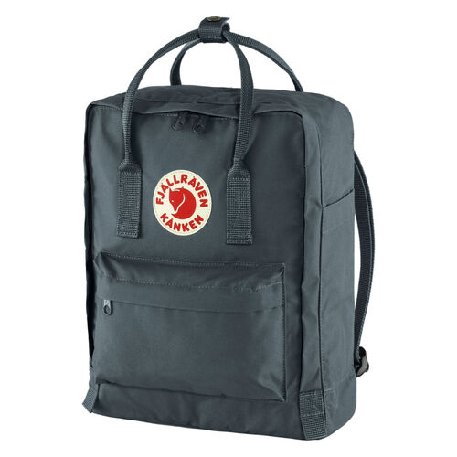 Mochila Gris Fjallraven Kanken Graphite 16L Resistente y Versátil TU
