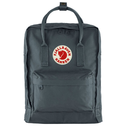 Mochila Gris Fjallraven Kanken Graphite 16L Resistente y Versátil TU