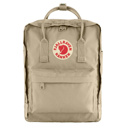 Mochila Beige Fjallraven Kanken Fossil 16L Resistente y Versátil 