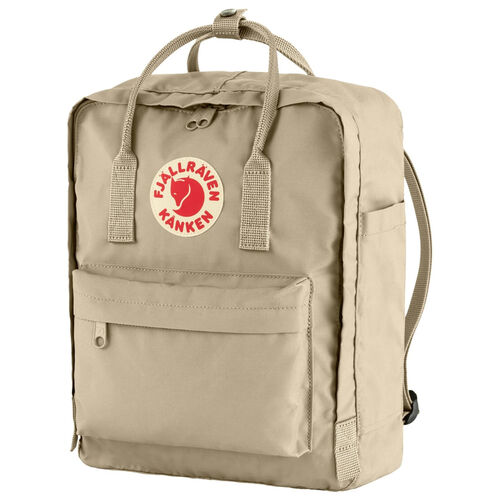 Mochila Beige Fjallraven Kanken Fossil 16L Resistente y Versátil 