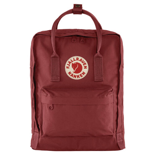 Mochila Granate Fjallraven Kanken Ox Red 16L Resistente y Versátil 