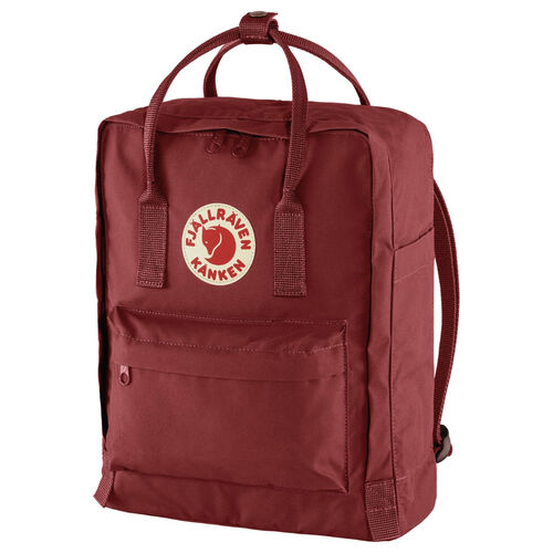 Mochila Granate Fjallraven Kanken Ox Red 16L Resistente y Versátil 