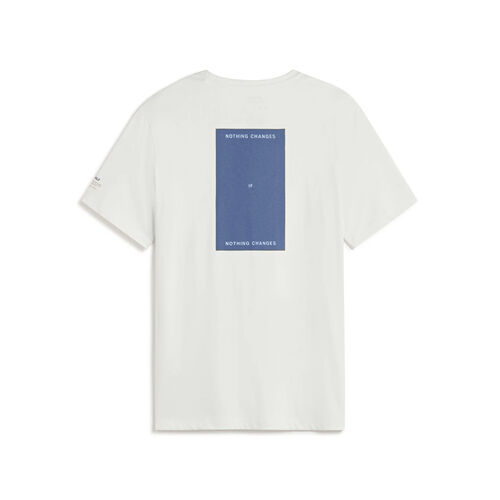 Camiseta Blanca Ecoalf Dijon Off White con Estampado Trasero M