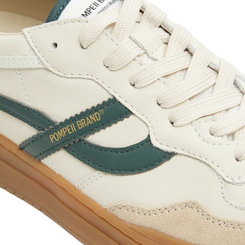 Zapatillas Beige-Verde Pompeii Elan Pippa Leather Ecru Jasper Gum 43