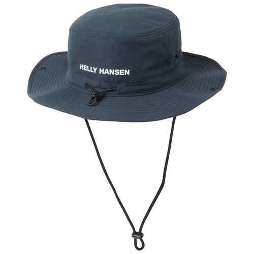 Gorro Azul Helly Hansen Crew Sun Hat Navy con Tira Adaptable 
