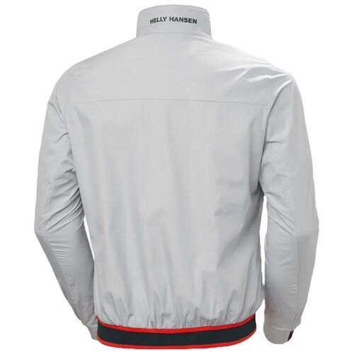 Chaqueta Cortavientos Gris Helly Hansen Salt Windbreaker Sailing Jacket Grey Fog L