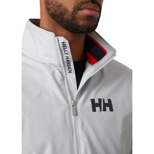 Chaqueta Cortavientos Gris Helly Hansen Salt Windbreaker Sailing Jacket Grey Fog L