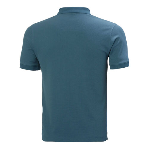 Polo Azul Helly Hansen Driftline De Tactel Manga Corta Con Cuello Y Puño De Las Mangas Acanalados L