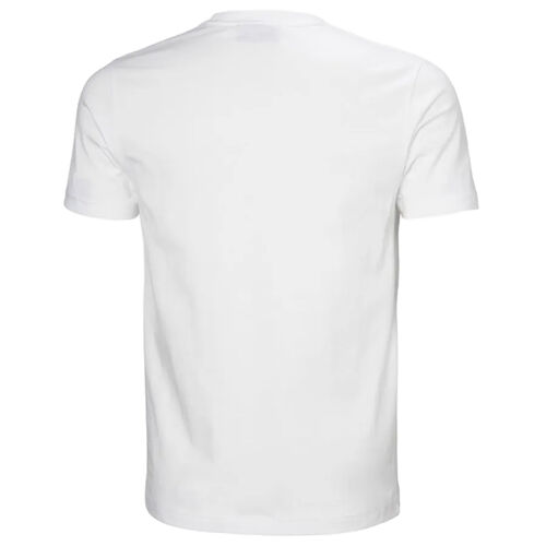 Camiseta Blanca Helly Hansen Core Graphic T -Shirt 2.0 White de Corte Regular M