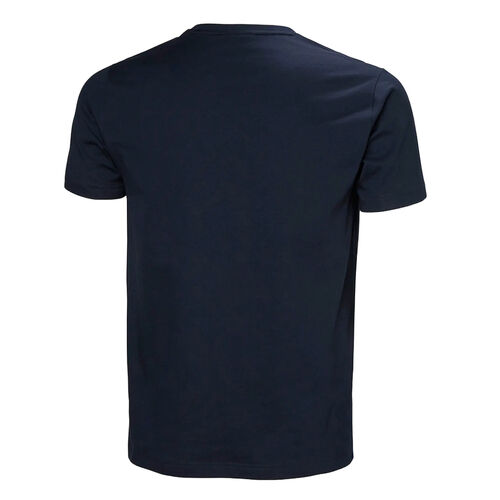 Camiseta Azul Helly Hansen Core Graphic T -Shirt 2.0 Navy de Corte Regular M