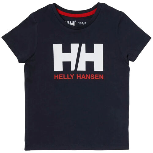 Camiseta Azul Helly Hansen Logo T-shirt Niño Navy Estilo Casual 98CM/3