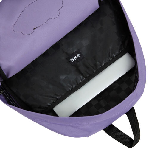 Mochila Morada Vans Old Skool Classic Backpack Purple - Diseño Icónico, Espaciosa y Duradera