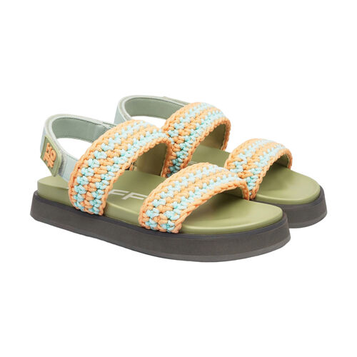 Sandalias Multicolor Hoff Galdana Melocotón con Doble Tira y Ajuste en el Talón 37