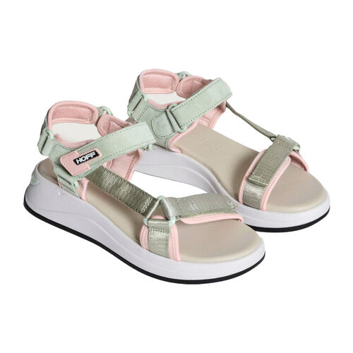 Sandalias Deportivas Hoff Barrow Verde y Rosa con Doble Tira Ajustable 39