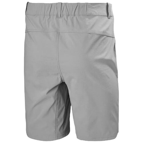 Bermudas Grises Helly Hansen Elv Light Tur Shorts Concrete con Absorción de Humedad M