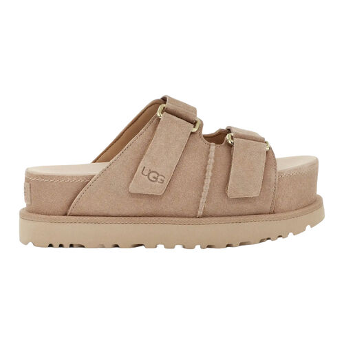 Sandalias Beige UGG Goldenstar Hi Sand con Plataforma y Plantilla de Espuma 38