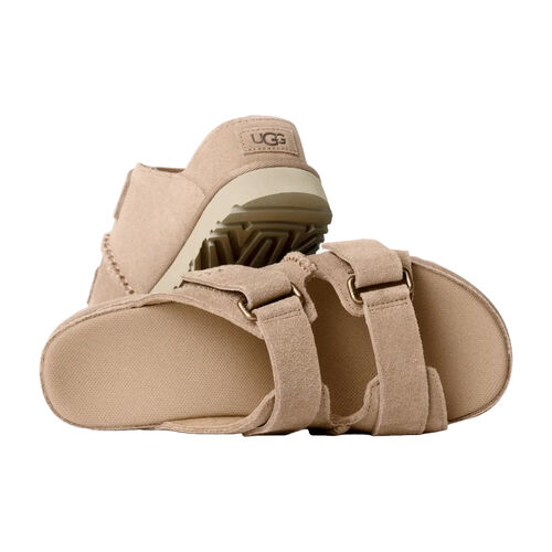Sandalias Beige UGG Goldenstar Hi Sand con Plataforma y Plantilla de Espuma 38