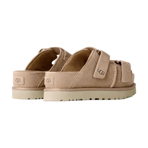 Sandalias Beige UGG Goldenstar Hi Sand con Plataforma y Plantilla de Espuma 38