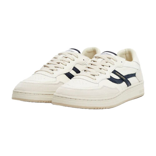 Zapatillas Beige-Azul Pompeii Elan Pippa Leather Ecru Navy 43