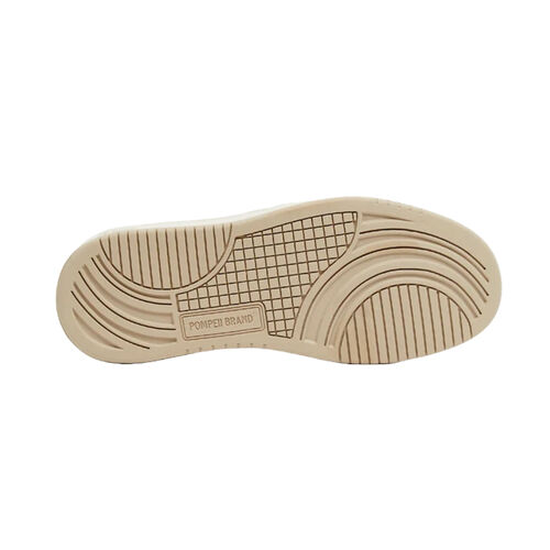 Zapatillas Beige-Azul Pompeii Elan Pippa Leather Ecru Navy 43
