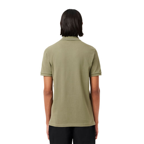 Polo Verde Lacoste Kaki De Piqué De Corte Ajustado L.12.12 S