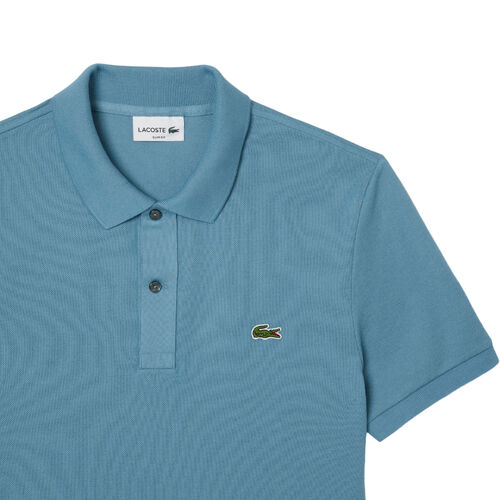 Polo Azul Lacoste Calcaire De Piqué De Corte Ajustado L.12.12 S
