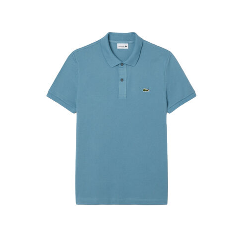 Polo Azul Lacoste Calcaire De Piqué De Corte Ajustado L.12.12 S