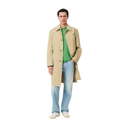Polo Verde Lacoste Liamone De Piqué De Corte Ajustado L.12.12 S