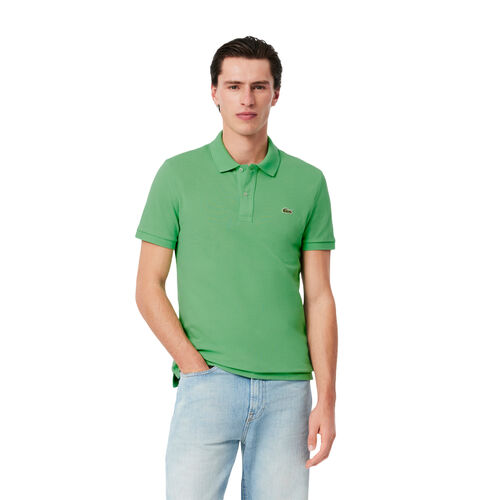 Polo Verde Lacoste Liamone De Piqué De Corte Ajustado L.12.12 S