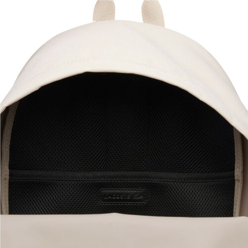 Mochila Beige Lacoste Neocroc Roasted Cashew Espaciosa Y Cómoda 