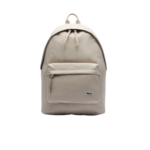 Mochila Beige Lacoste Neocroc Roasted Cashew Espaciosa Y Cómoda 
