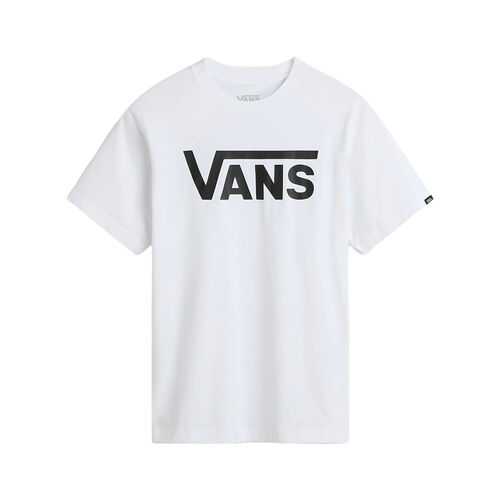 Camiseta Blanca Vans Classic White/Black Manga Corta Estilo Autentico Y Urbano S