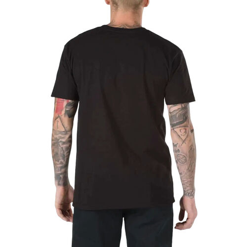 Camiseta Negra Vans Full Patch Black/White Ajuste Clásico M