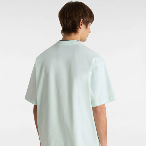 Camiseta Verde Vans Skull Reaper Window Hint Of Mint Corte Olgado