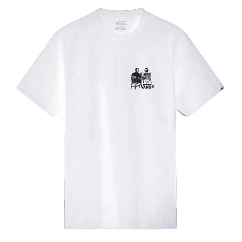 Camiseta Blanca Vans Fine Dining White Estilo Urbano Y Desenfadado M