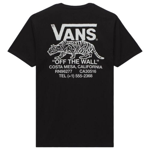 Camiseta Negra Vans Sneaky SS Black Estilo Salvaje Manga Corta M