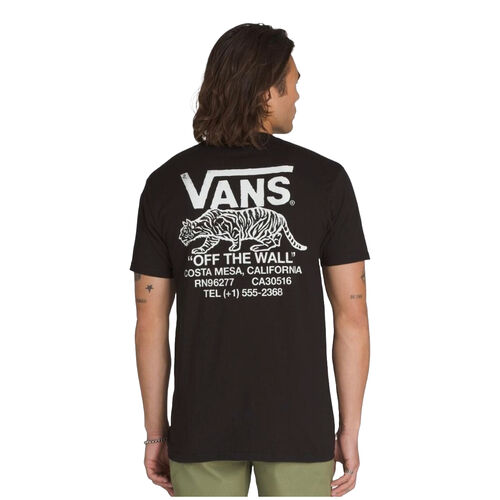 Camiseta Negra Vans Sneaky SS Black Estilo Salvaje Manga Corta M