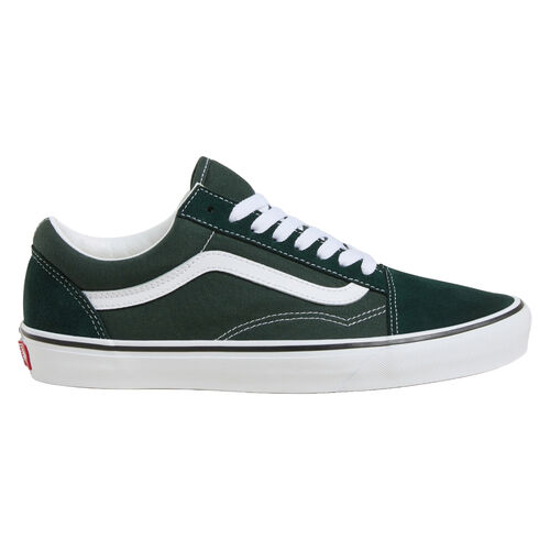 Zapatillas Vans Verdes Old Skool con Cierre de Cordones y Cuello Acolchado 42