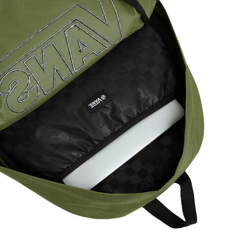 Mochila Verde Vans Old Skool Drop V - Diseño Icónico, Espaciosa y Duradera 