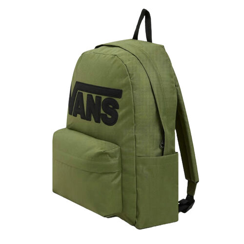Mochila Verde Vans Old Skool Drop V - Diseño Icónico, Espaciosa y Duradera 