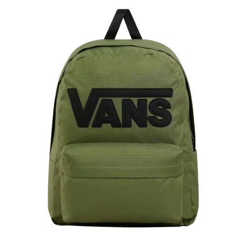 Mochila Verde Vans Old Skool Drop V - Diseño Icónico, Espaciosa y Duradera 