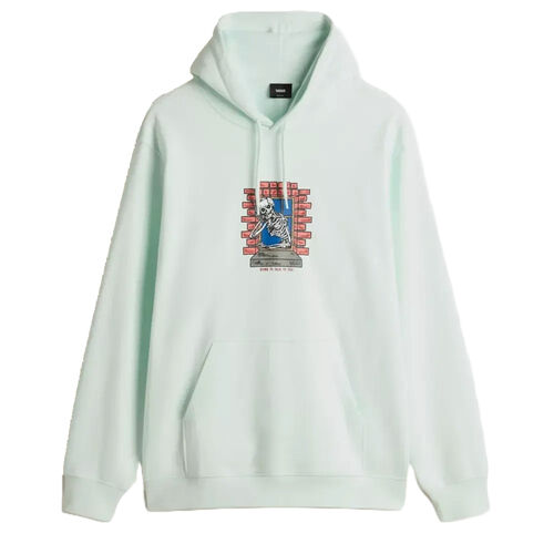 Sudadera Verde Vans Skull Window Pullover Hint Of Mint Suave Y Cómoda S