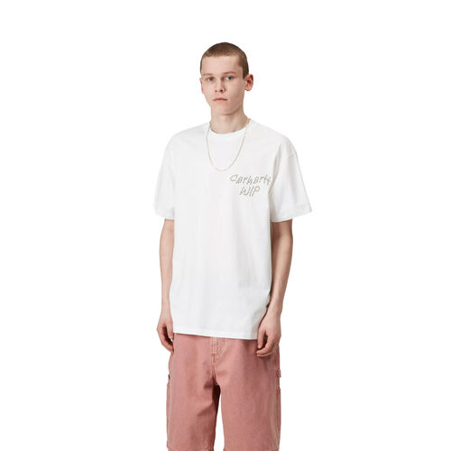 Camiseta Blanca Carhartt Sunflower T-Shirt White Suave Y Comoda S
