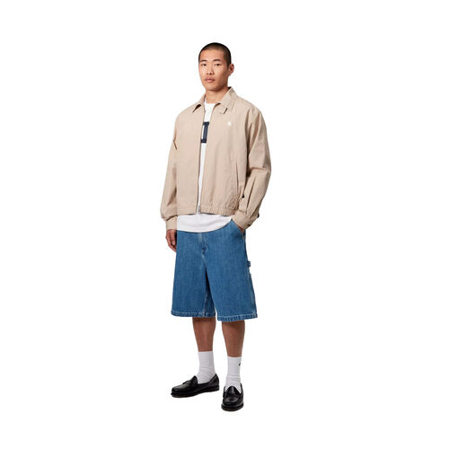 Chaqueta Beige Carhartt Duke Jacket Wall/Wax Suave Y Ligera S