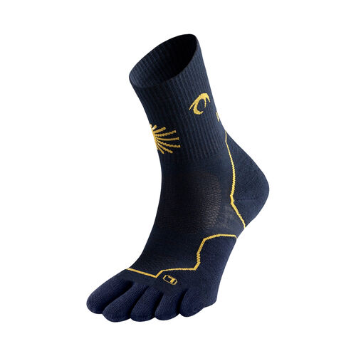 Calcetines de Dedos Azul Marino y Amarillo Lurbel Tierra Peregrino Toe Four S